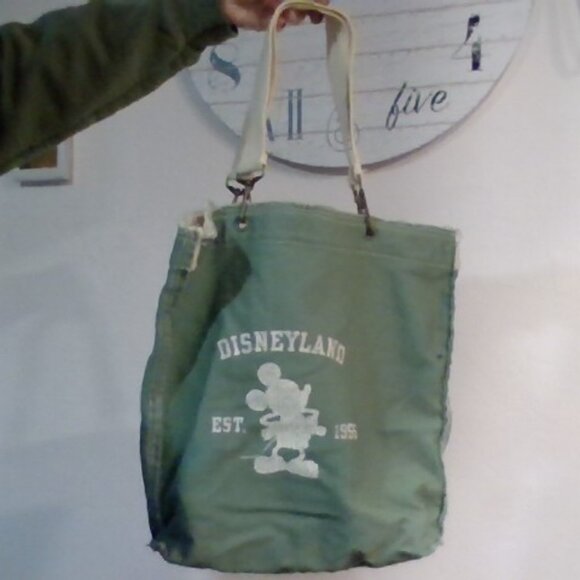 MICKEY MOUSE GREEN JEAN TOTE BAG - Picture 5 of 5